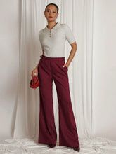 COSMINA Women's Solid Color Casual Pants, Minimalist Style For Everyday Wear